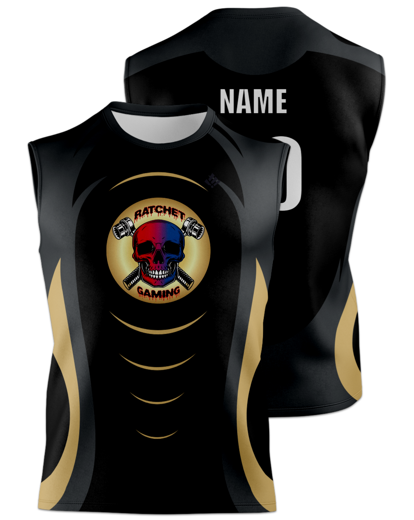 Rendered product preview, stack