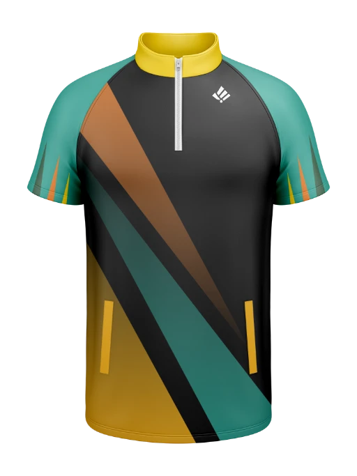 Sublimated Men's Short Sleeve 1/4 Zip