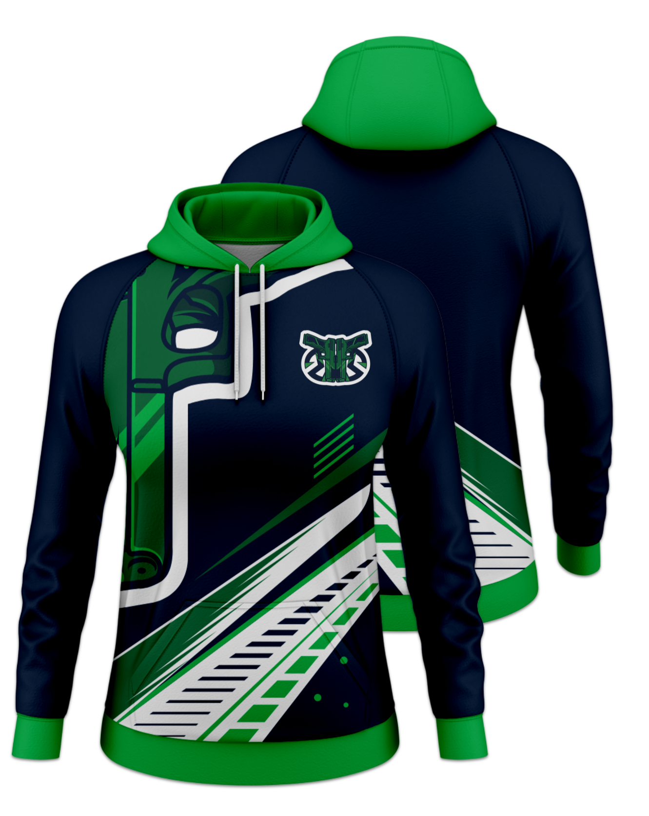 Rendered product preview, stack