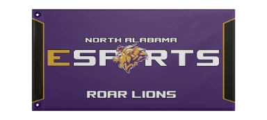 UNA Esports Flag preview, front