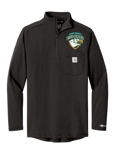Carhartt Force 1/4-Zip Long Sleeve T-Shirt preview, front