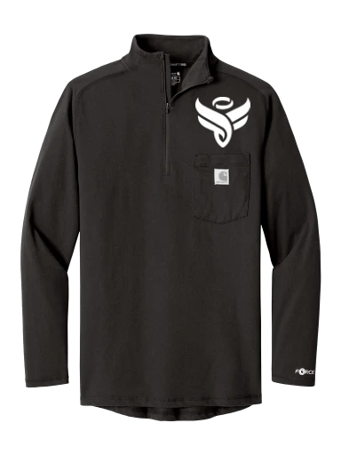 Carhartt Force 1/4-Zip Long Sleeve T-Shirt preview, front