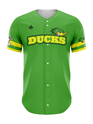 Sublimated Full Button Baseball Jersey preview, front