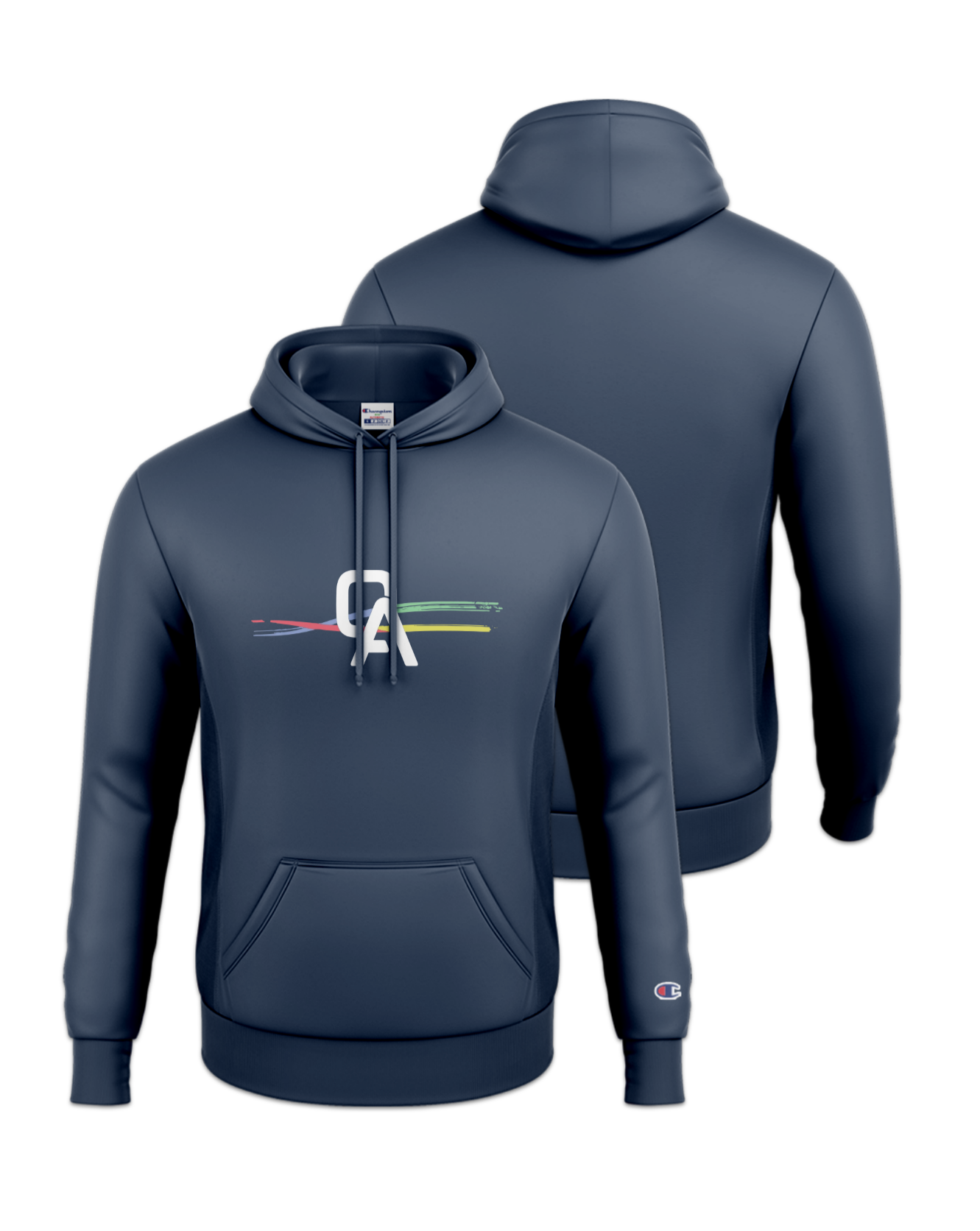 Rendered product preview, stack