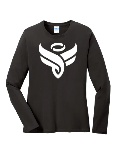 Port & Co Women's Long Sleeve Core Cotton Tee preview, front