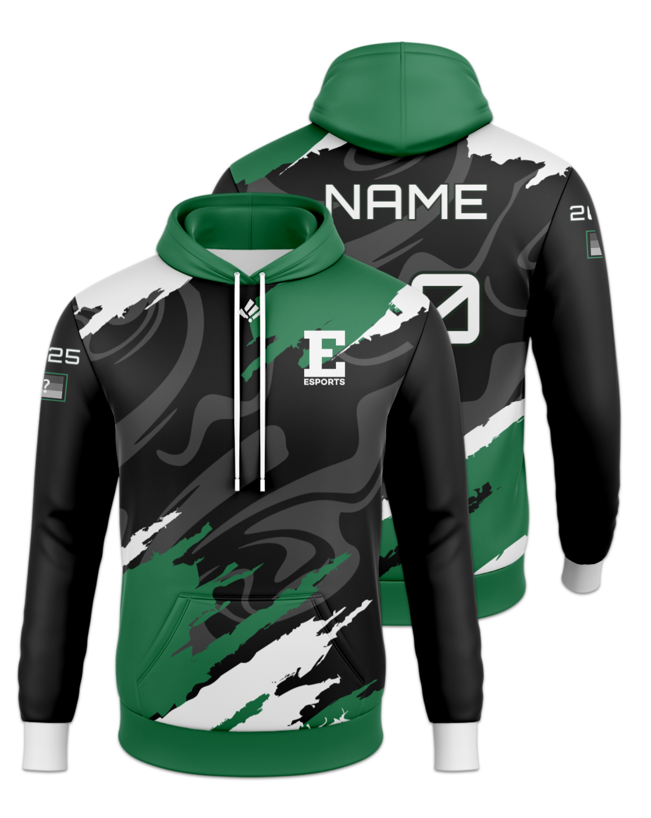 Rendered product preview, stack