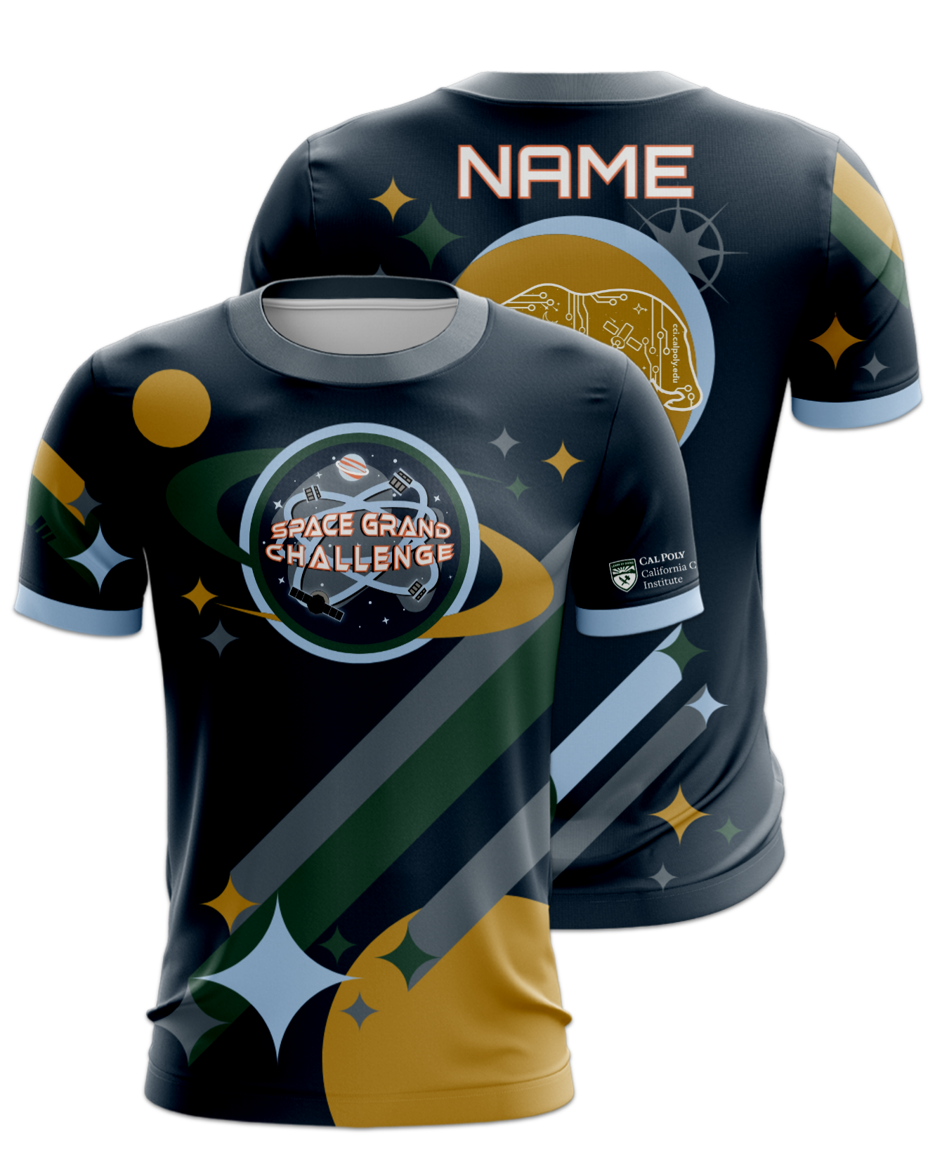 Rendered product preview, stack