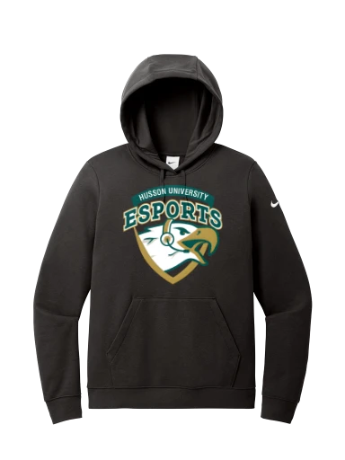 Nike Women's Club Fleece Sleeve Swoosh Pullover Hoodie preview, front