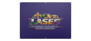 LASEF Double Sided Banner with Grommets -5'x7' preview, front