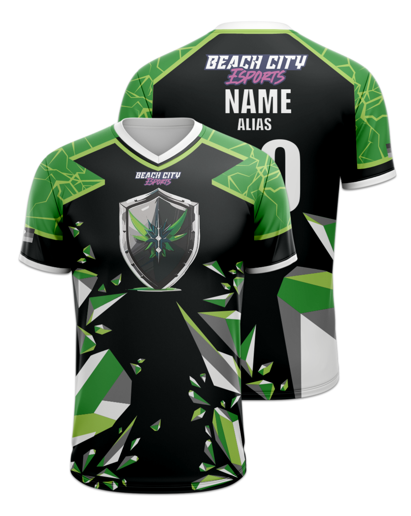 Rendered product preview, stack