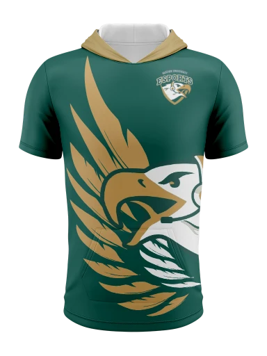 Short Sleeve Hooded Tshirt preview, front