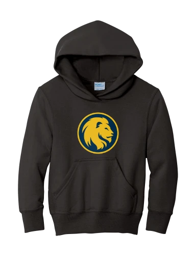 Youth Core Fleece Pullover Hooded Sweatshirt preview, front