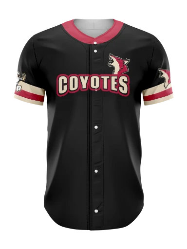 Sublimated Full Button Baseball Jersey preview, front