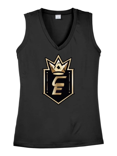 Sport-Tek Women's Sleeveless PosiCharge Competitor V-Neck Tee preview, front
