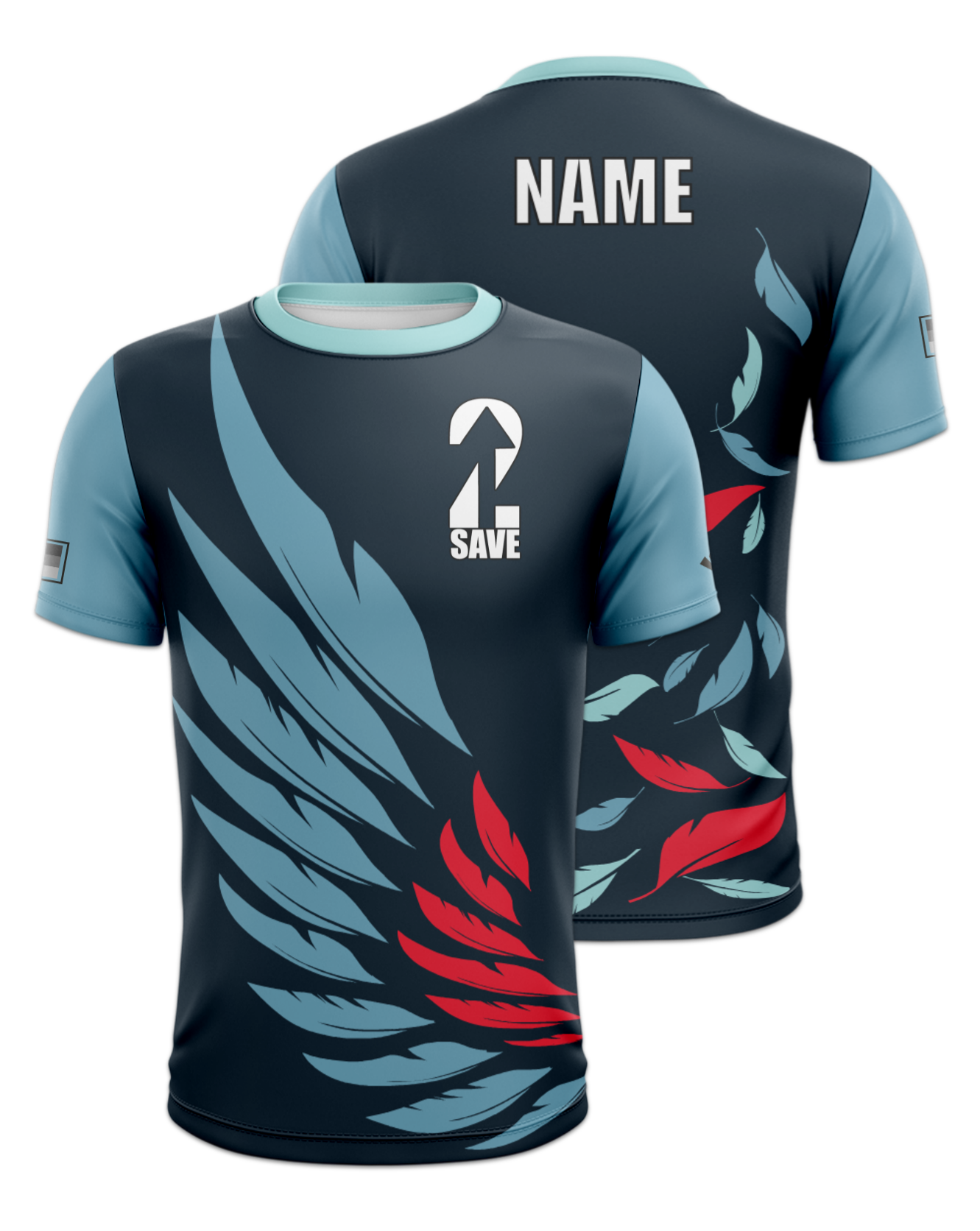 Rendered product preview, stack