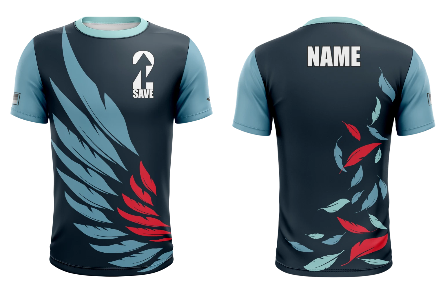 Crew Neck Esports Jersey – 2 Up Save