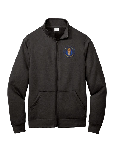 Port & Co Core Fleece Cadet Full-Zip Sweatshirt preview, front