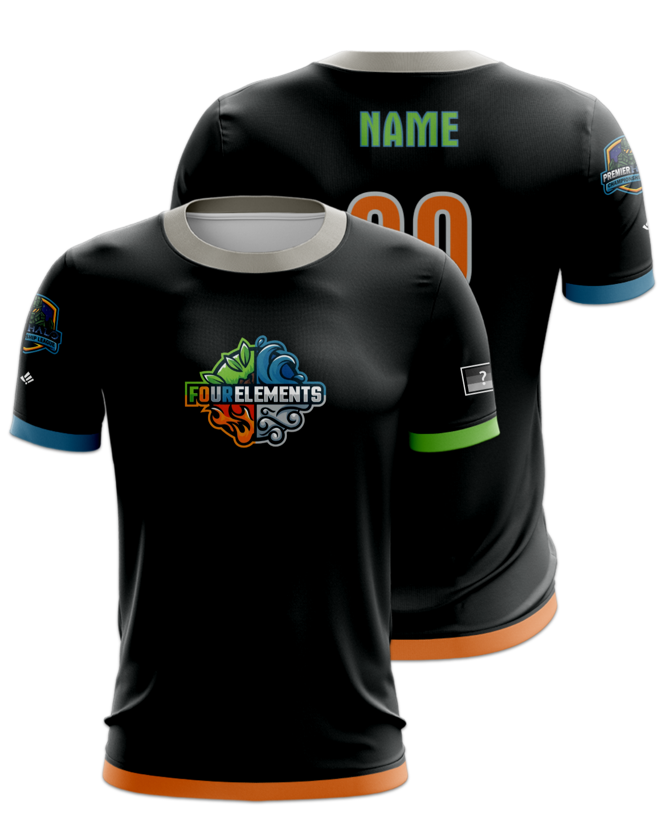 Rendered product preview, stack