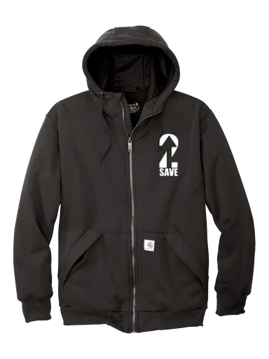 Carhartt Midweight Thermal-Lined Full-Zip Sweatshirt preview, front
