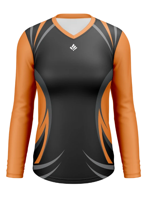 Women’s V-neck Long Sleeve Esports Jersey