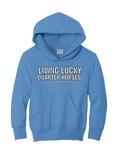 Youth Blue LLQH Hoodie preview, front