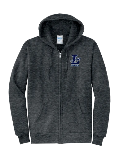 Port & Co Core Fleece Full-Zip Hooded Sweatshirt preview, front