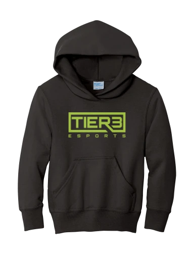 Tier 3 Fan Store Youth Core Fleece Pullover Hooded Sweatshirt preview, front