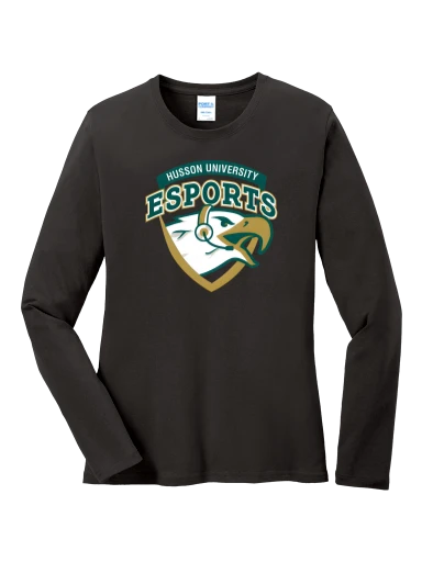 Women's Long Sleeve Core Cotton Tee preview, front