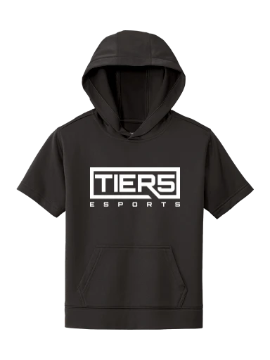 Tier 5 Fundraising Store Youth Sport-Wick Fleece Short Sleeve Hooded Pullover preview, front