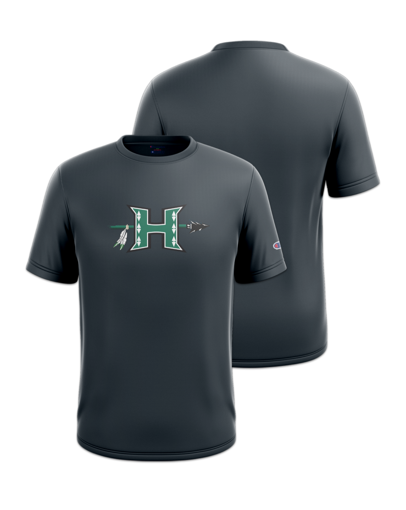 Rendered product preview, stack