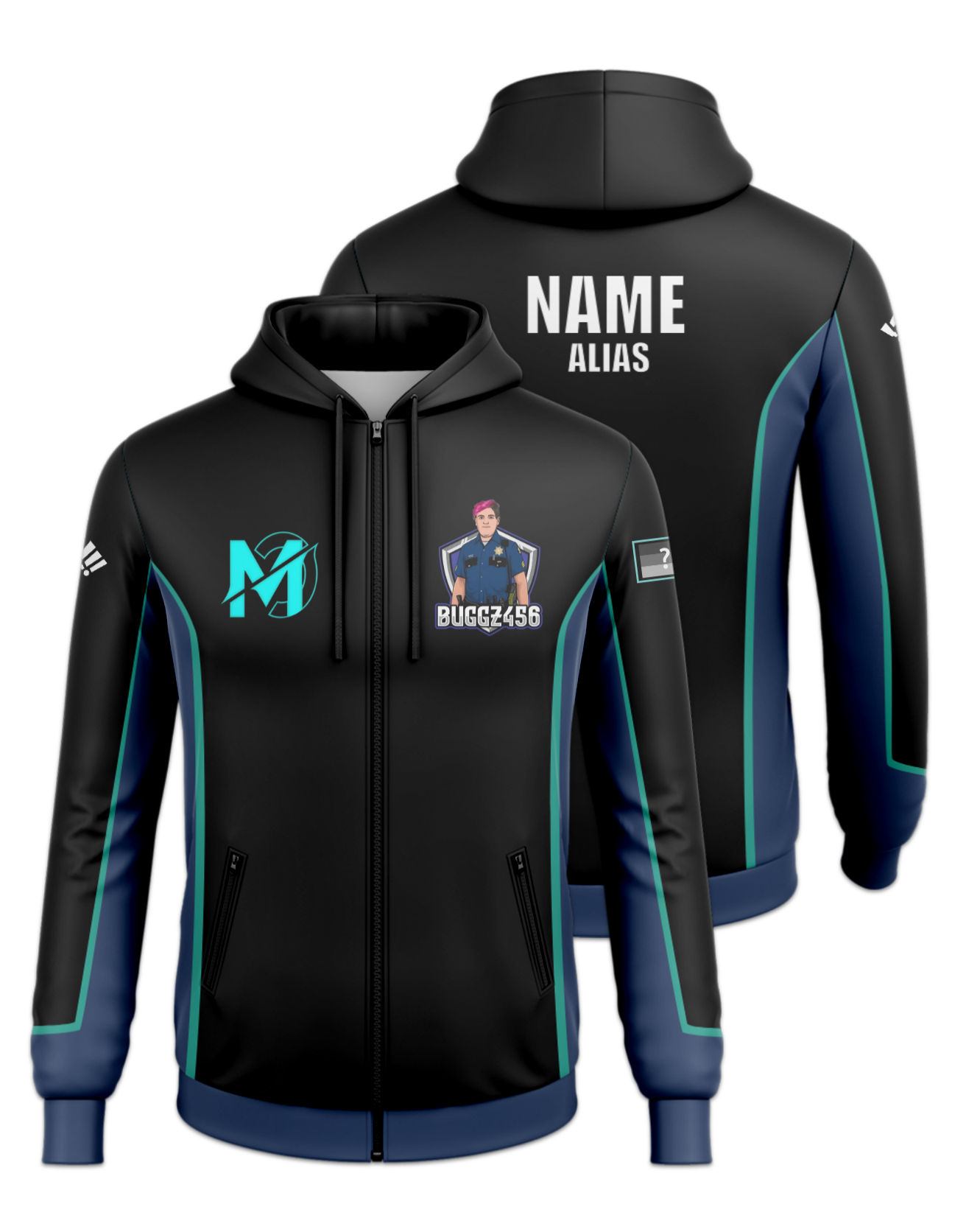 Rendered product preview, stack