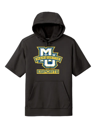 Sport-Tek Sport-Wick Fleece Short Sleeve Hooded Pullover preview, front