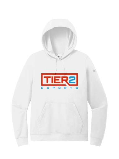 Tier 2 Fan Store Nike Women's Club Fleece Sleeve Swoosh Pullover Hoodie preview, front