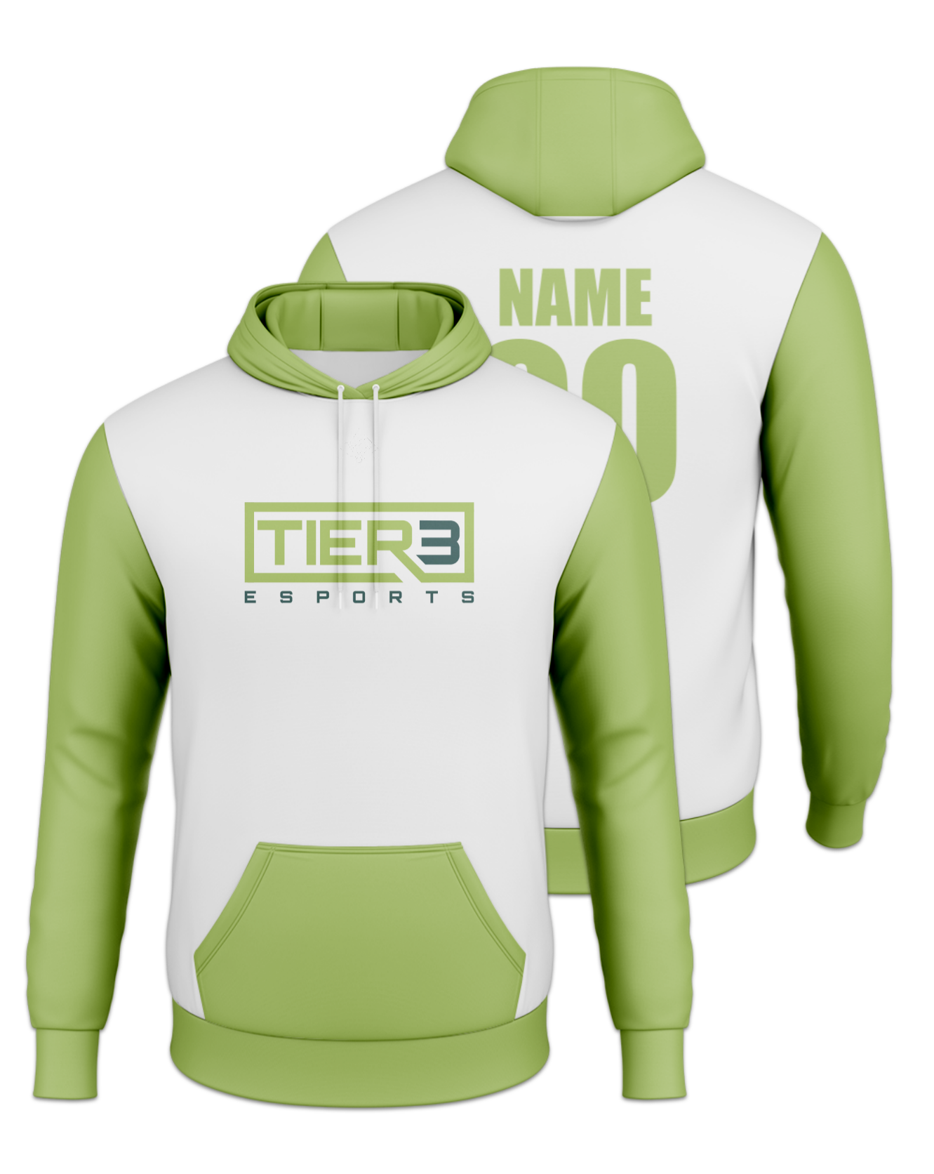Rendered product preview, stack