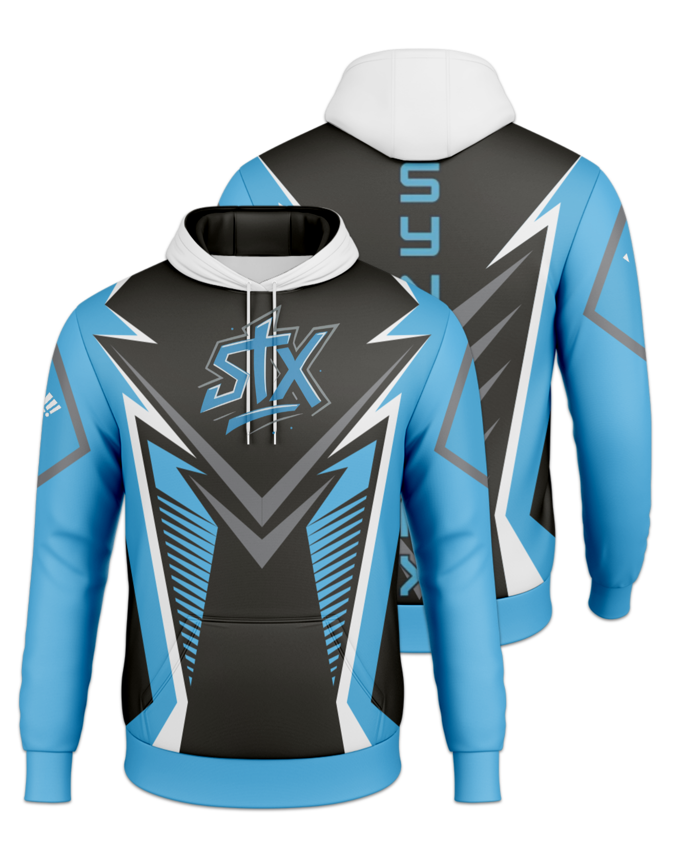 Rendered product preview, stack