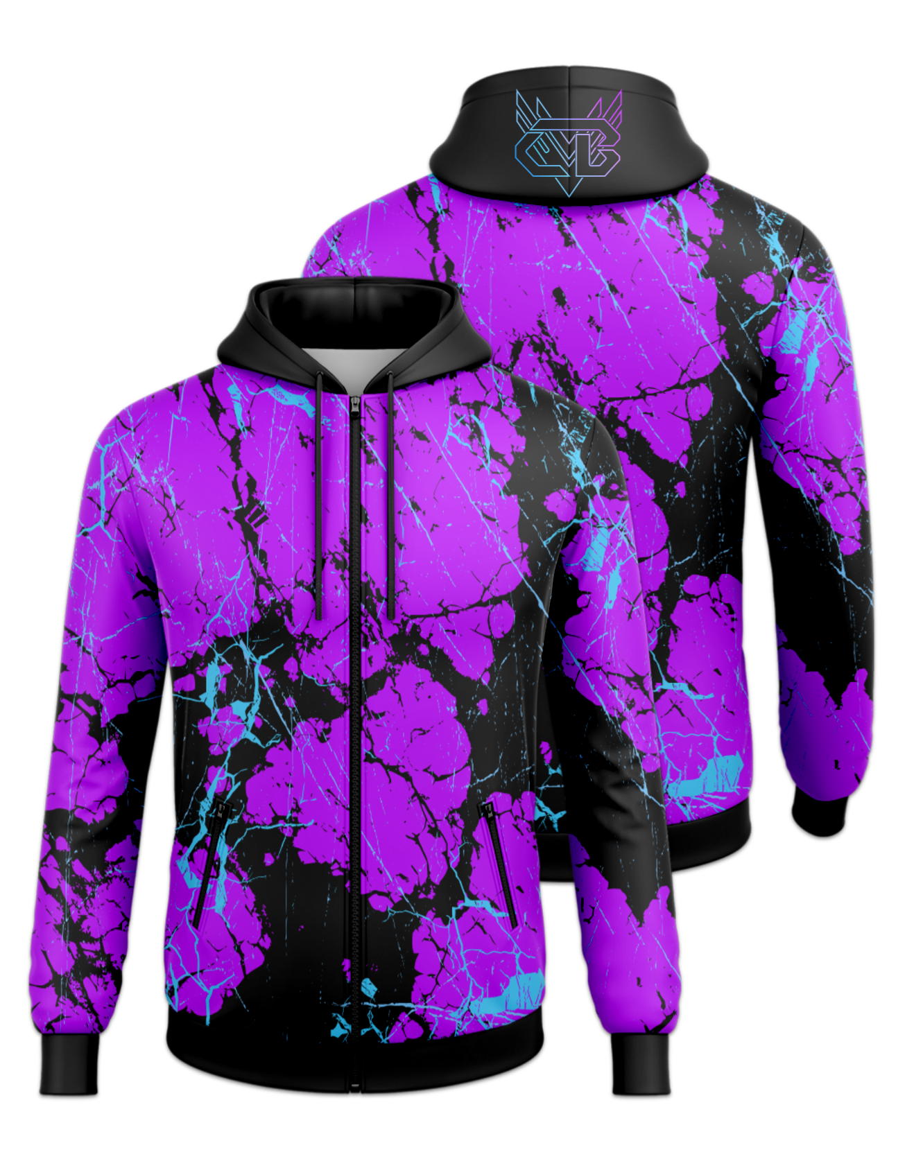 Rendered product preview, stack