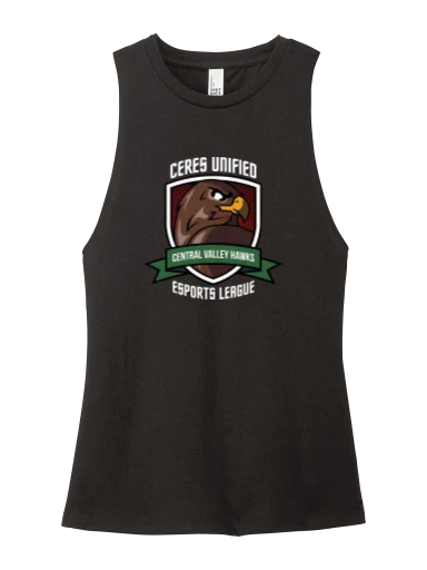 District Women's Perfect Tri Muscle Tank preview, front