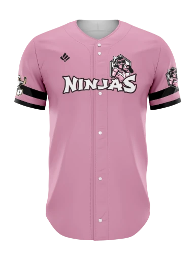 Sublimated Full Button Baseball Jersey preview, front