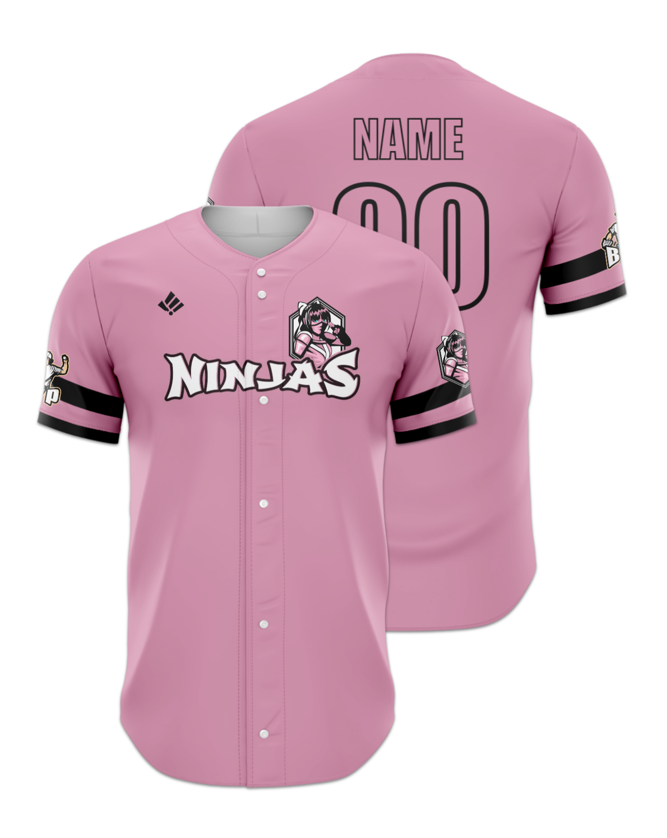 Rendered product preview, stack