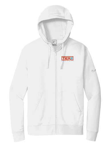 Tier 2 Fan Store Nike Club Fleece Sleeve Swoosh Full-Zip Hoodie preview, front