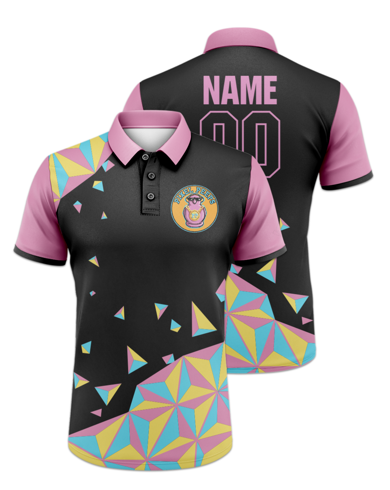 Rendered product preview, stack