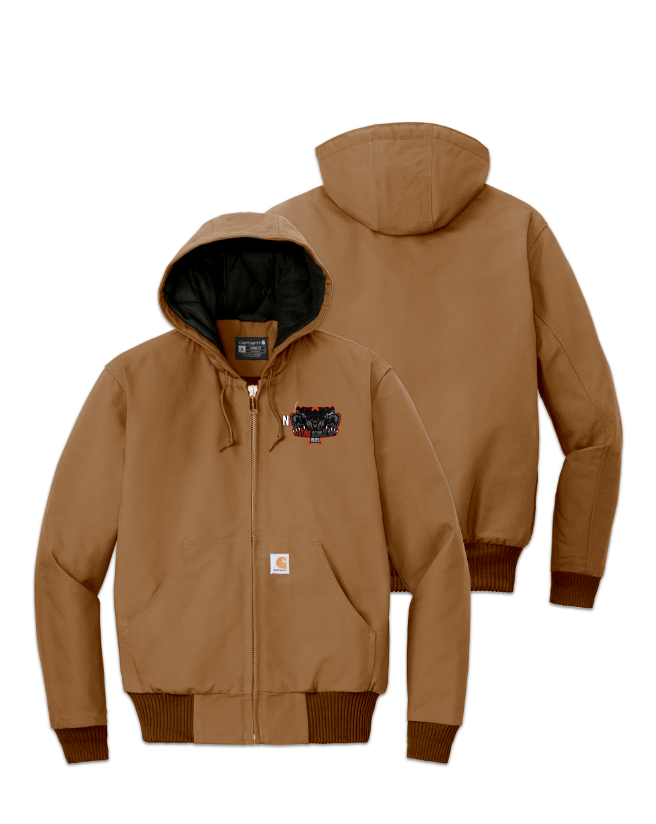 Rendered product preview, stack