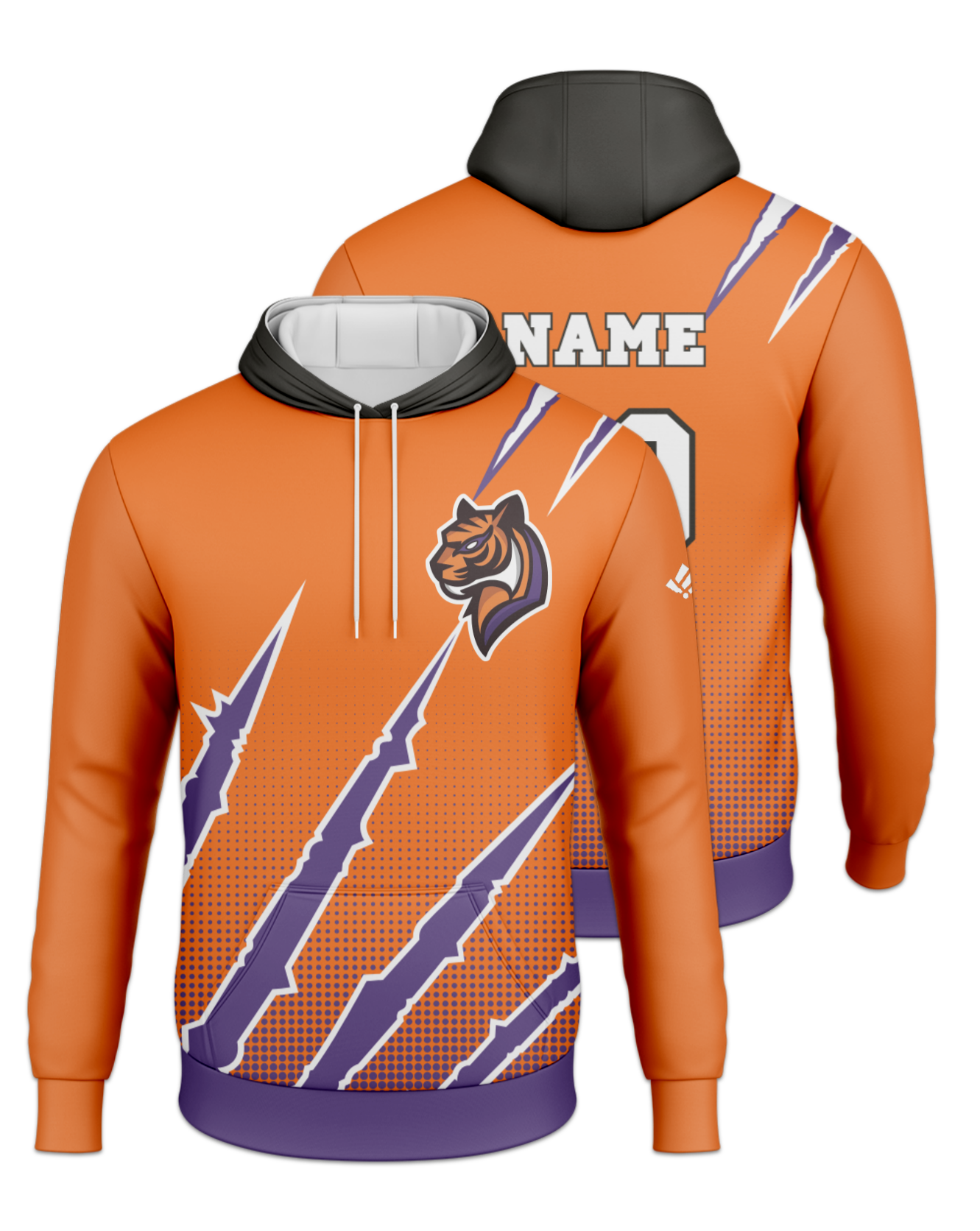 Rendered product preview, stack