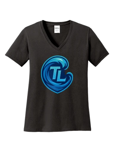 Port & Co Women's Core Cotton V-Neck Tee preview, front