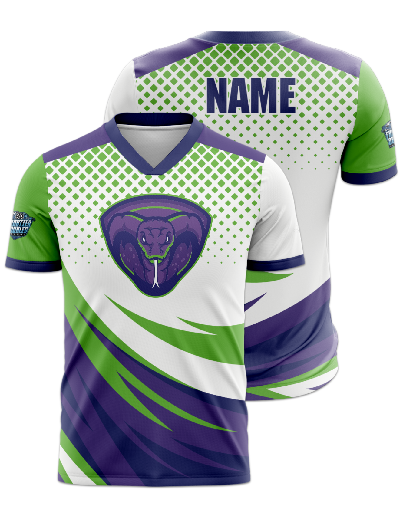 Rendered product preview, stack