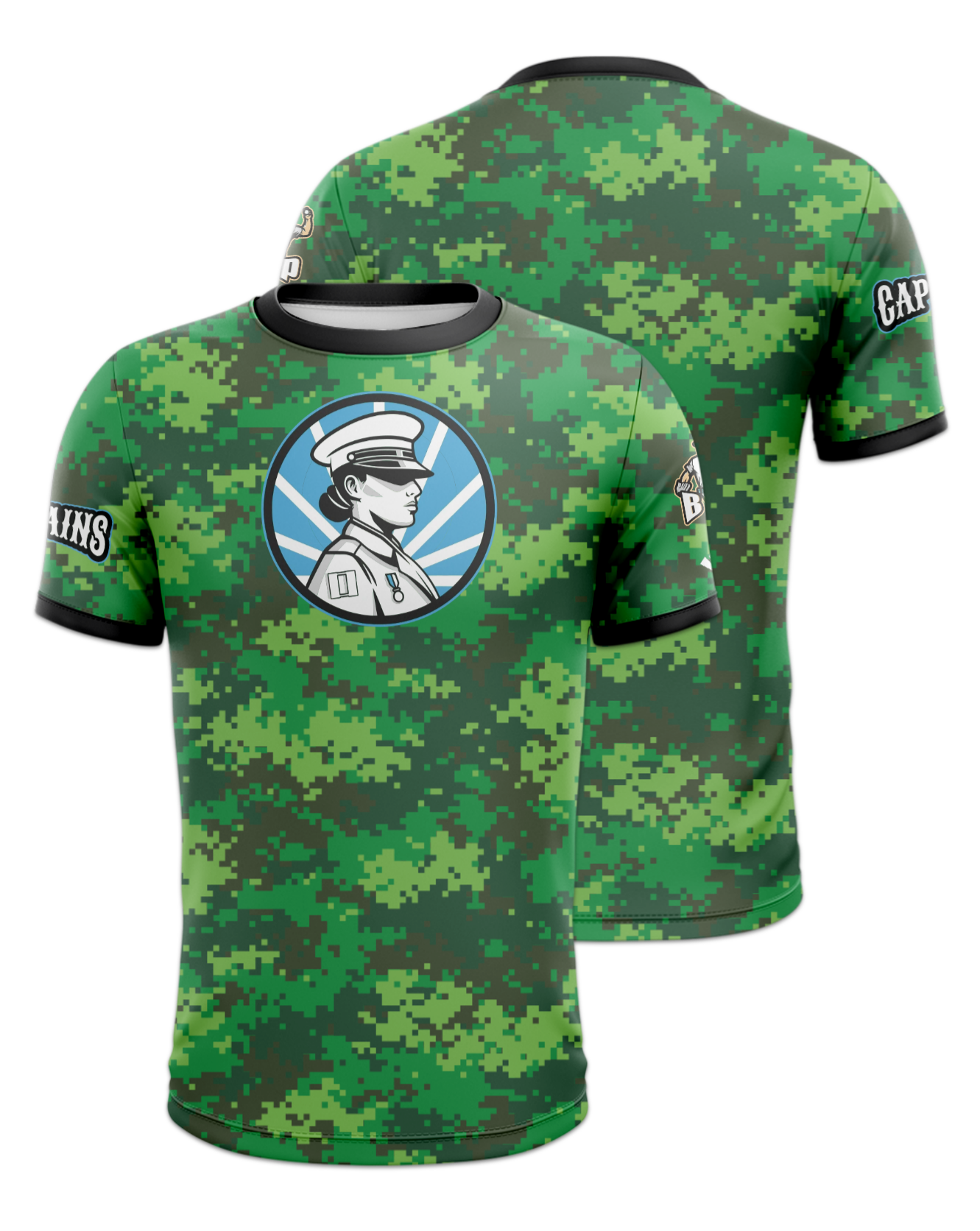 Rendered product preview, stack