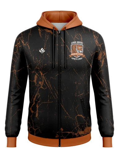 Men's Full Zip Poly Fleece Hoodie preview, front