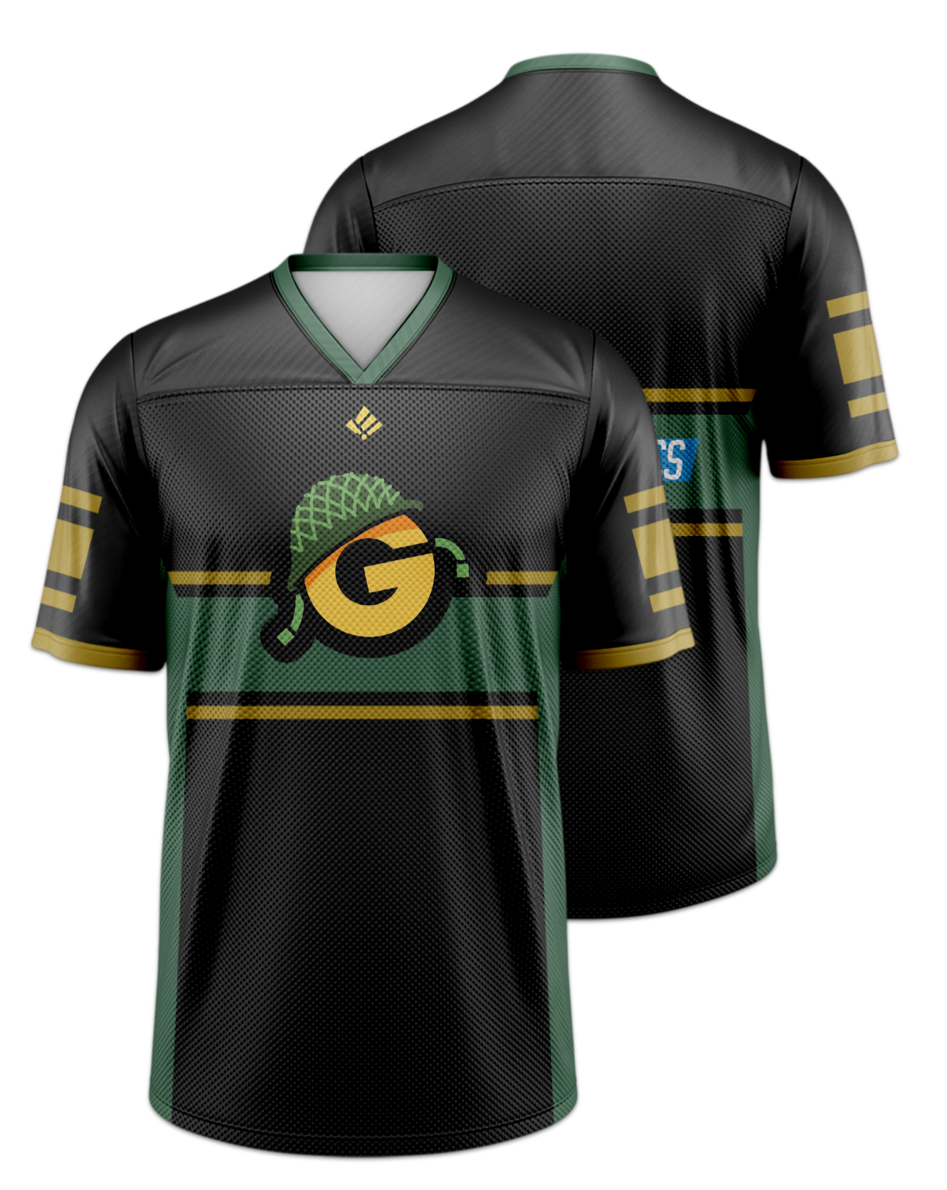 Rendered product preview, stack