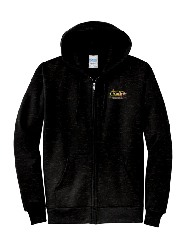 LASEF Core Fleece Full-Zip Hooded Sweatshirt preview, front