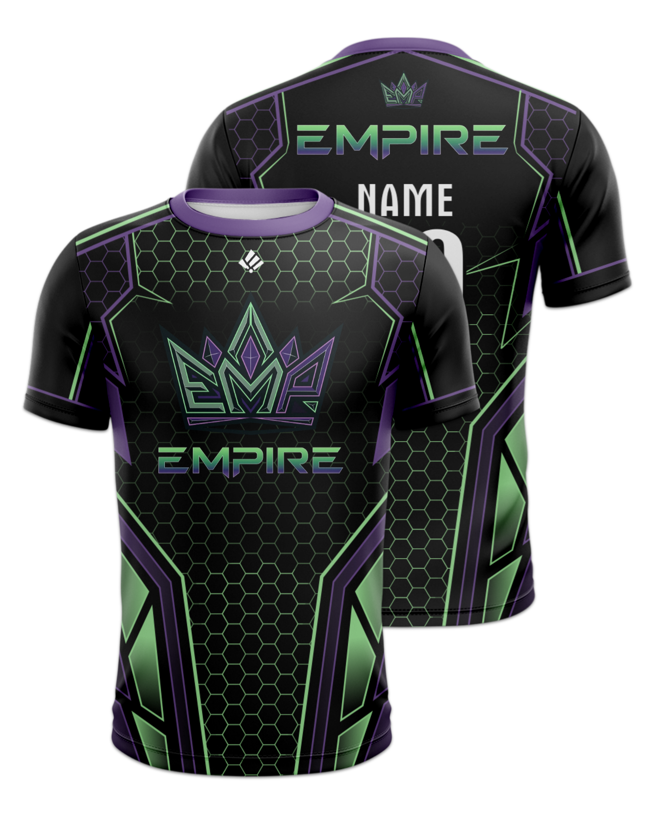 Rendered product preview, stack